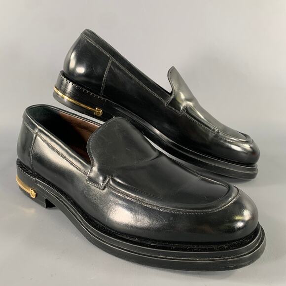 SALVATORE FERRAGAMO Size 8 Black Leather Yacht Loafers main image 9